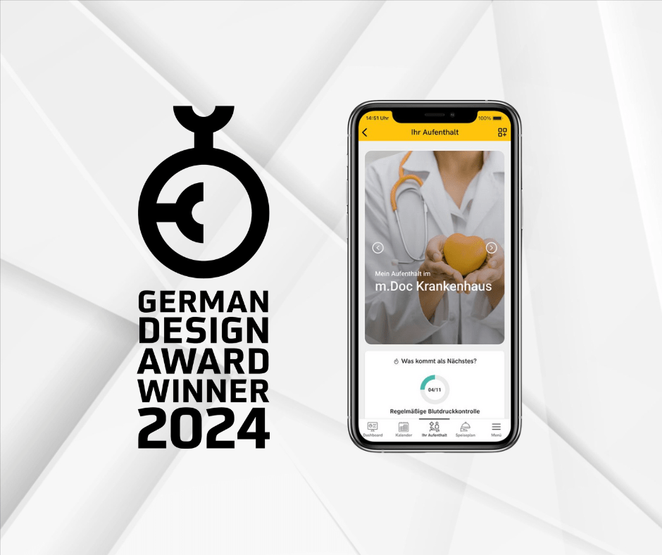 Read more about the article m.Doc Smart Health Platform mit dem German Design Award 2024 ausgezeichnet